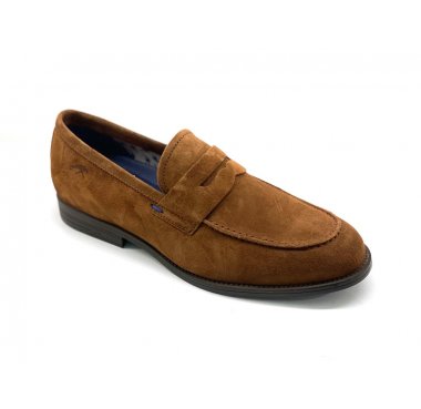 F0824 fluchos mocassino uomo camoscio