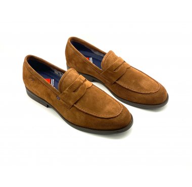 F0824 fluchos mocassino uomo camoscio