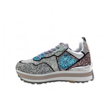 MAXI WONDER 1 LIU JO SNEAKERS glitter multicolor