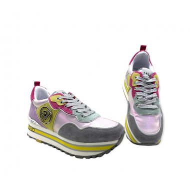 MAXI WONDER 24 LIU JO SNEAKERS CAMOSCIO
