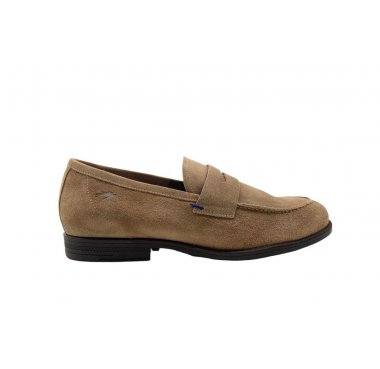 F0824 fluchos mocassino uomo camoscio