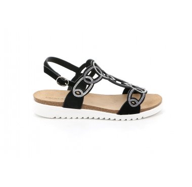 sb1703 grunland sandalo zeppa donna