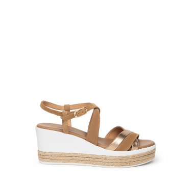 E307710D nero giardini sandalo zeppa donna
