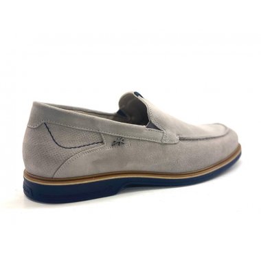 F1745 fluchos mocassino uomo camoscio