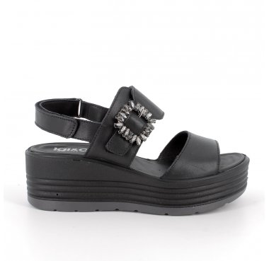 7667300 igi&co sandalo zeppa donna