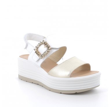 7667322 igi&co sandalo zeppa donna