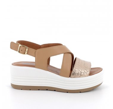 7667400 igi&co sandalo zeppa donna