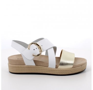 7670000 igi&co sandalo zeppa donna