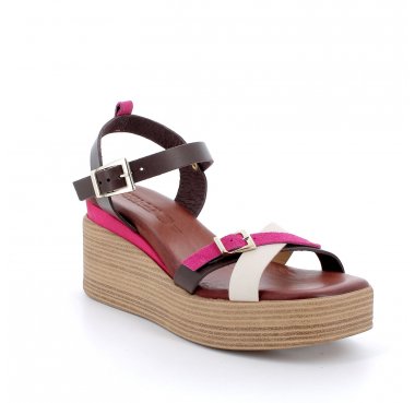7689722 igi&co sandalo zeppa donna